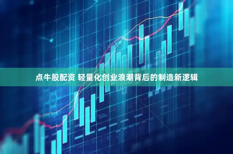 点牛股配资 轻量化创业浪潮背后的制造新逻辑
