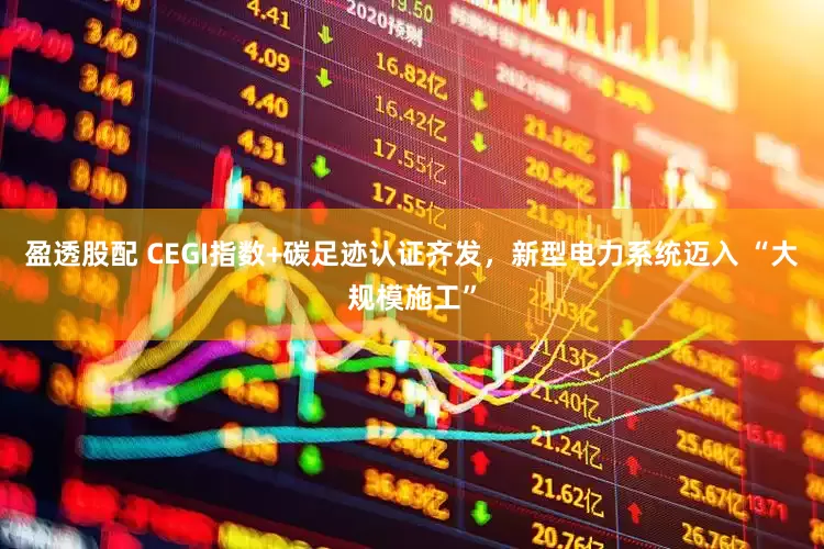 盈透股配 CEGI指数+碳足迹认证齐发，新型电力系统迈入 “大规模施工”